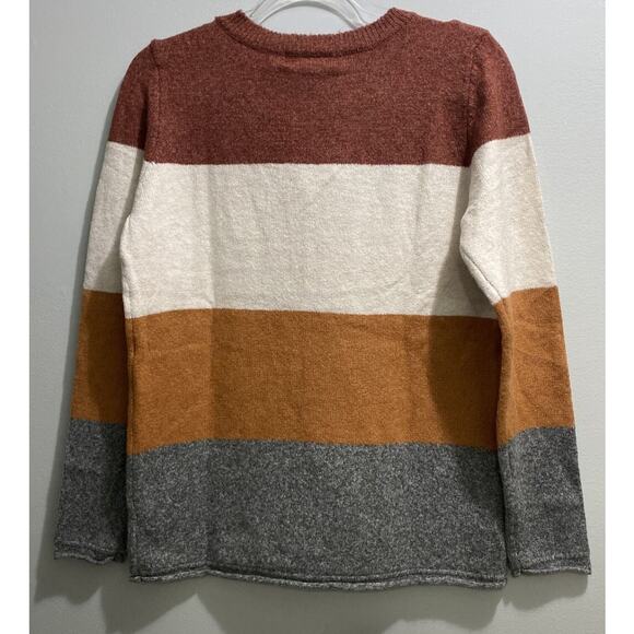PINQUE‎ Gina Crew Neck Color block Sweater - Picture 5 of 6